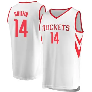 Houston Rockets Men's AJ Griffin White Fast Break Jersey - Association Edition