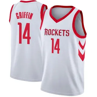 Houston Rockets Men's AJ Griffin White Swingman Jersey - Association Edition