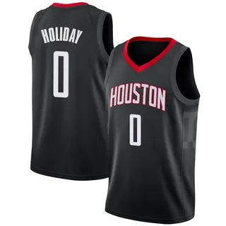 Houston Rockets Men's Aaron Holiday Black Swingman Jersey - Statement Edition