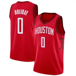 Houston Rockets Men's Aaron Holiday Red Swingman 2018/19 Jersey - Earned Edition