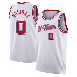 Houston Rockets Men's Aaron Holiday White Swingman 2023/24 City Edition Jersey