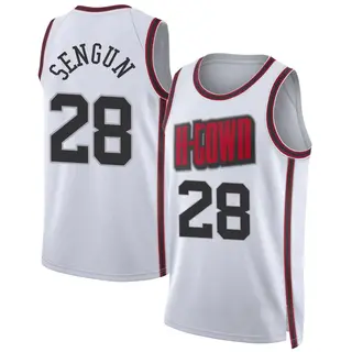 Houston Rockets Men's Alperen Sengun White Swingman 2024/25 City Edition Jersey