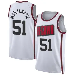 Houston Rockets Men's Boban Marjanovic White Swingman 2024/25 City Edition Jersey