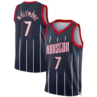 Houston Rockets Men's Cam Whitmore Navy Swingman 2022/23 City Edition Jersey