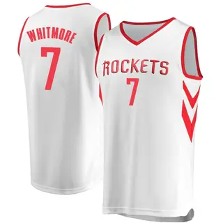 Houston Rockets Men's Cam Whitmore White Fast Break Jersey - Association Edition