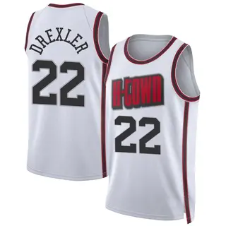 Houston Rockets Men's Clyde Drexler White Swingman 2024/25 City Edition Jersey