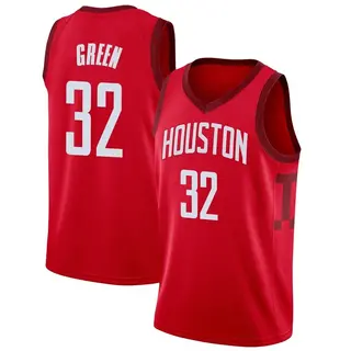 Houston Rockets Men's Jeff Green Green Swingman Red 2018/19 Jersey - Earned Edition