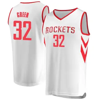 Houston Rockets Men's Jeff Green White Fast Break Jersey - Association Edition