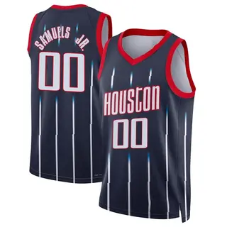 Houston Rockets Men's Jermaine Samuels Jr. Navy Swingman 2021/22 City Edition Jersey