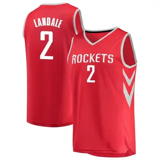 Houston Rockets Men's Jock Landale Red Fast Break Jersey - Icon Edition