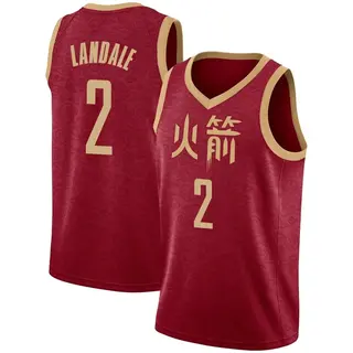 Houston Rockets Men's Jock Landale Red Swingman 2018/19 Jersey - City Edition