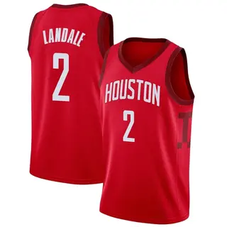 Houston Rockets Men's Jock Landale Red Swingman 2018/19 Jersey - Earned Edition