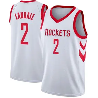 Houston Rockets Men's Jock Landale White Swingman Jersey - Association Edition