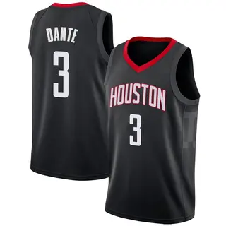 Houston Rockets Men's N'Faly Dante Black Swingman Jersey - Statement Edition