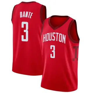 Houston Rockets Men's N'Faly Dante Red Swingman 2018/19 Jersey - Earned Edition