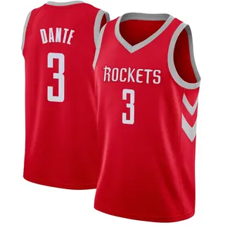 Houston Rockets Men's N'Faly Dante Red Swingman Jersey - Icon Edition