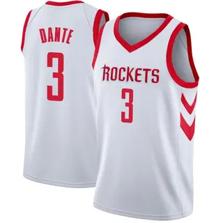 Houston Rockets Men's N'Faly Dante White Swingman Jersey - Association Edition