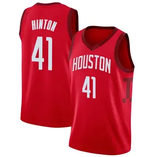 Houston Rockets Men's Nate Hinton Red Swingman 2018/19 Jersey - Earned Edition