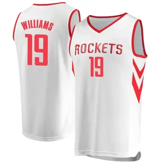 Houston Rockets Men's Nate Williams White Fast Break Jersey - Association Edition