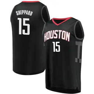 Houston Rockets Men's Reed Sheppard Black Fast Break Jersey - Statement Edition