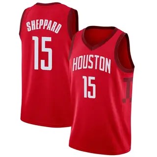 Houston Rockets Men's Reed Sheppard Red Swingman 2018/19 Jersey - Earned Edition