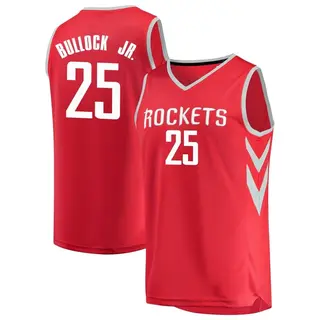 Houston Rockets Men's Reggie Bullock Jr. Red Fast Break Jersey - Icon Edition