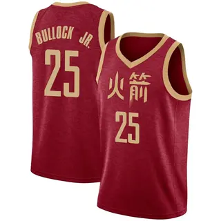 Houston Rockets Men's Reggie Bullock Jr. Red Swingman 2018/19 Jersey - City Edition