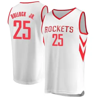 Houston Rockets Men's Reggie Bullock Jr. White Fast Break Jersey - Association Edition