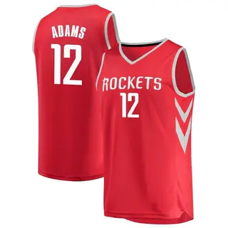 Houston Rockets Men's Steven Adams Red Fast Break Jersey - Icon Edition