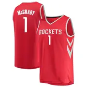 Houston Rockets Men's Tracy McGrady Red Fast Break Jersey - Icon Edition