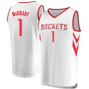 Houston Rockets Men's Tracy McGrady White Fast Break Jersey - Association Edition