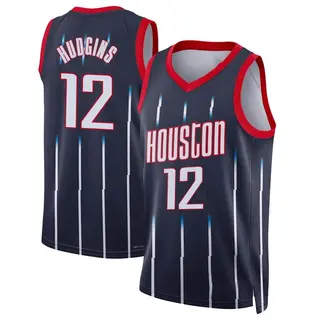 Houston Rockets Men's Trevor Hudgins Navy Swingman 2021/22 City Edition Jersey