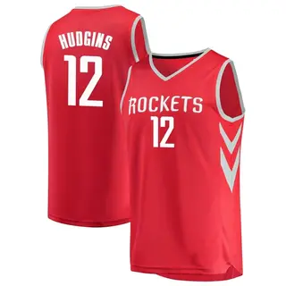 Houston Rockets Men's Trevor Hudgins Red Fast Break Jersey - Icon Edition