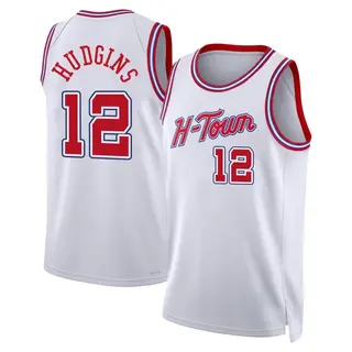 Houston Rockets Men's Trevor Hudgins White Swingman 2023/24 City Edition Jersey