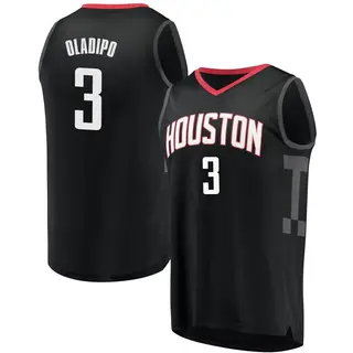 Houston Rockets Men's Victor Oladipo Black Fast Break Jersey - Statement Edition