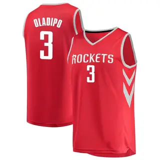 Houston Rockets Men's Victor Oladipo Red Fast Break Jersey - Icon Edition