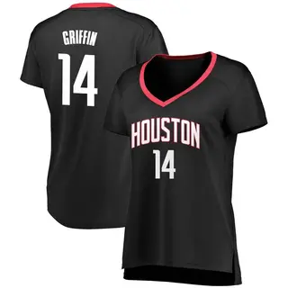 Houston Rockets Women's AJ Griffin Black Fast Break Jersey - Statement Edition