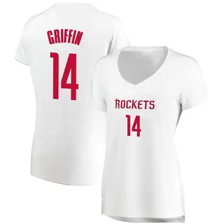 Houston Rockets Women's AJ Griffin White Fast Break Jersey - Association Edition