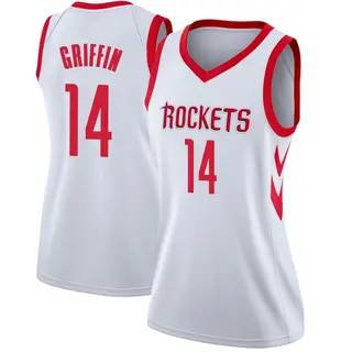 Houston Rockets Women's AJ Griffin White Swingman Jersey - Association Edition