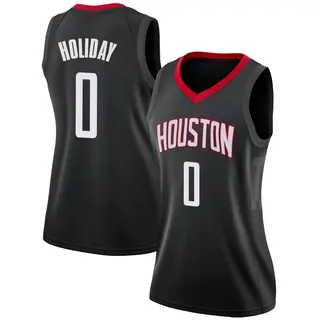 Houston Rockets Women's Aaron Holiday Black Swingman Jersey - Statement Edition