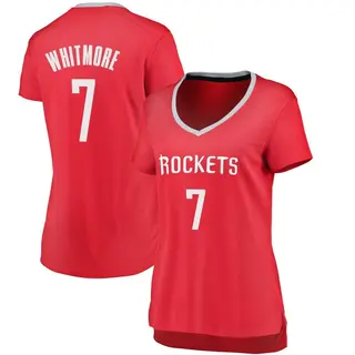 Houston Rockets Women's Cam Whitmore Red Fast Break Jersey - Icon Edition