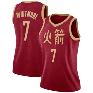 Houston Rockets Women's Cam Whitmore Red Swingman 2018/19 Jersey - City Edition