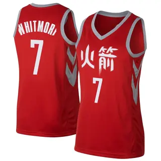 Houston Rockets Women's Cam Whitmore Red Swingman Jersey - City Edition