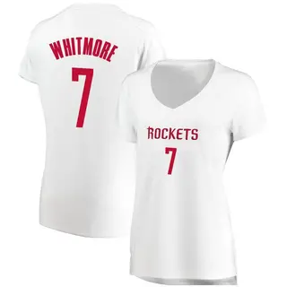 Houston Rockets Women's Cam Whitmore White Fast Break Jersey - Association Edition