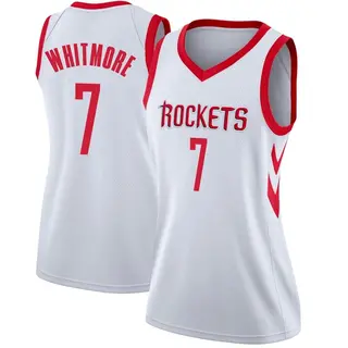 Houston Rockets Women's Cam Whitmore White Swingman Jersey - Association Edition