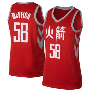 Houston Rockets Women's Jack McVeigh Red Swingman Jersey - City Edition