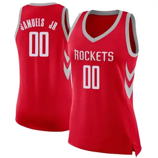 Houston Rockets Women's Jermaine Samuels Jr. Red Swingman Jersey - Icon Edition