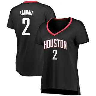 Houston Rockets Women's Jock Landale Black Fast Break Jersey - Statement Edition