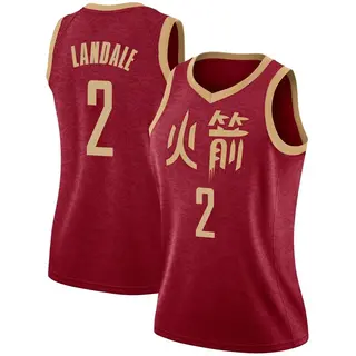 Houston Rockets Women's Jock Landale Red Swingman 2018/19 Jersey - City Edition