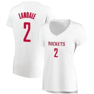 Houston Rockets Women's Jock Landale White Fast Break Jersey - Association Edition